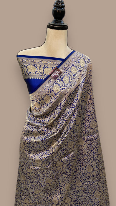 Pure Katan Silk Banarasi Handloom Saree - Tanchui Brocade