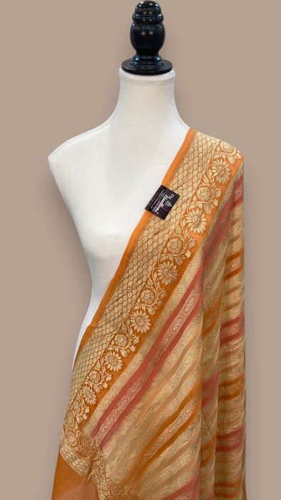 Khaddi Georgette Handloom Banarasi Dupatta