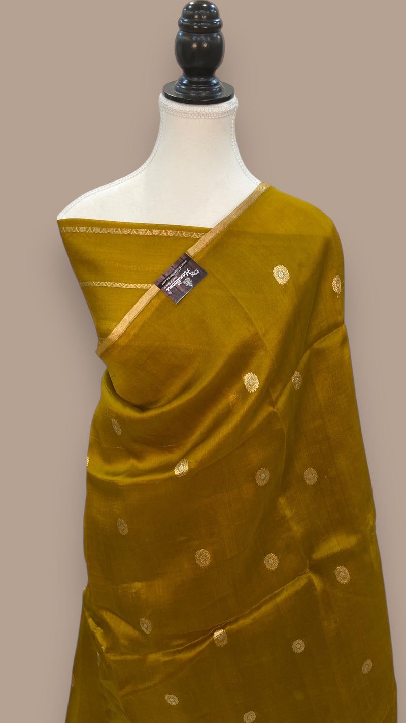 Pure Kora Handloom Banarasi Saree - The Handlooms