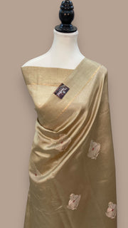 Pure Mango Silk Banarasi Handloom Saree - The Handlooms