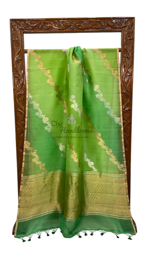 Rangkat Pure Kora Handloom Banarasi Saree - The Handlooms