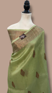 Pure Kora Handloom Banarasi Saree - The Handlooms