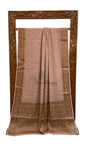 Pure Chiffon Khaddi Banarasi Saree - The Handlooms