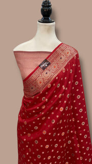 Moonga Silk Handloom Banarasi Saree - The Handlooms