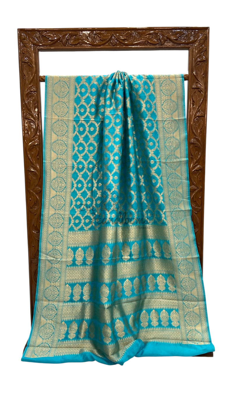 Pure Chiniya Khaddi Handloom Banarasi Saree - The Handlooms