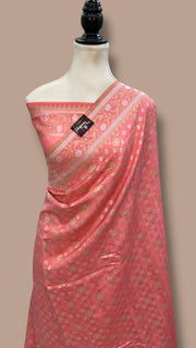 Pure Moonga Khaddi Handloom Banarasi Saree - The Handlooms