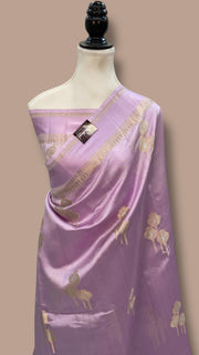 Pure Mango Silk Banarasi Handloom Saree - The Handlooms