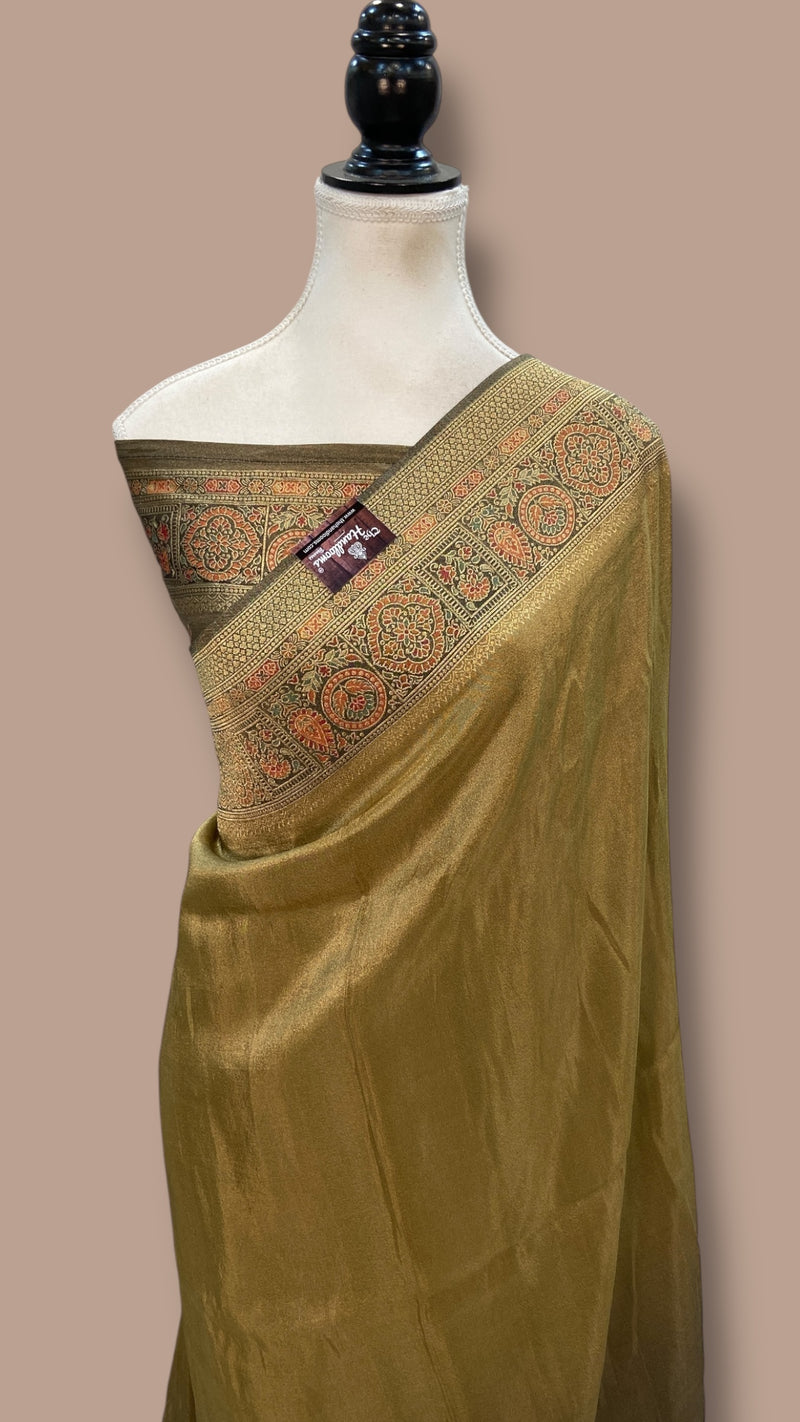 Tissue Silk Handloom Banarasi Saree - The Handlooms