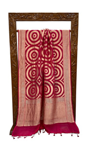 Khaddi Georgette Handloom Banarasi Saree - The Handlooms