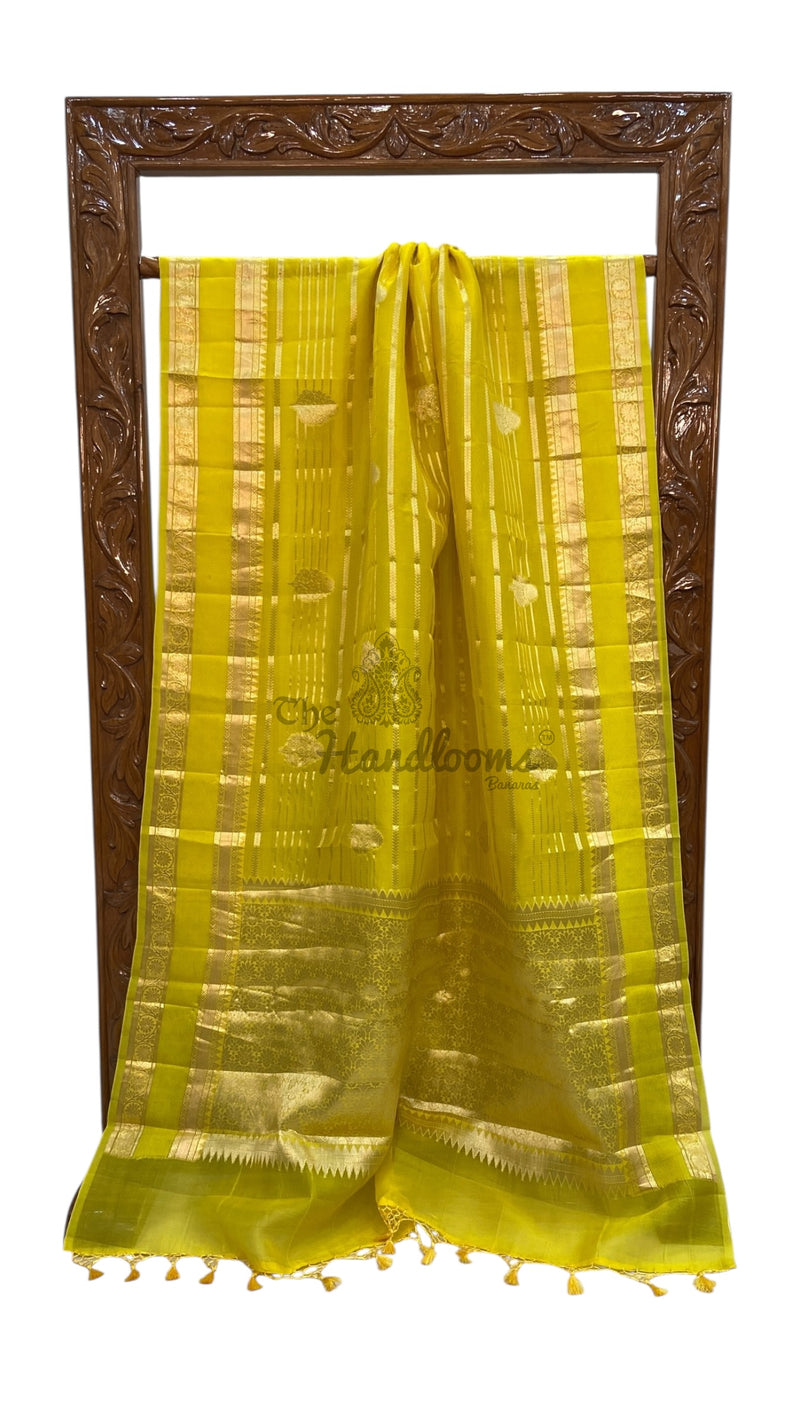 Pure Kora Handloom Banarasi Saree - The Handlooms