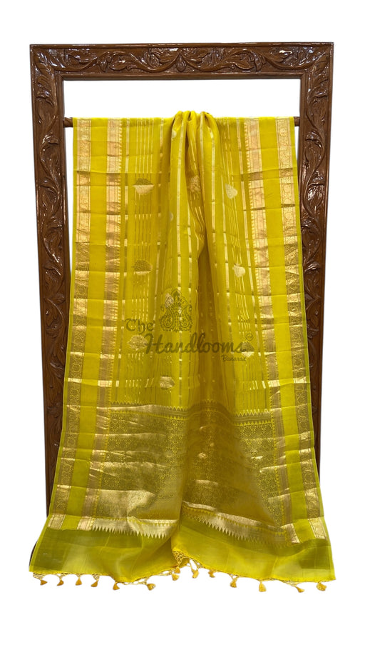 Pure Kora Handloom Banarasi Saree - The Handlooms