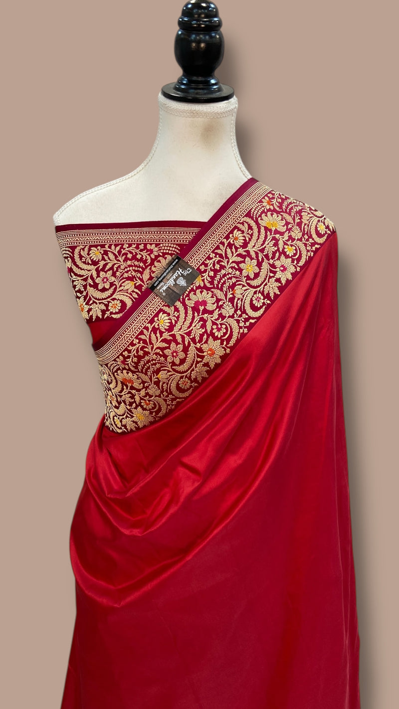 Pure Katan Silk Banarasi Handloom Saree