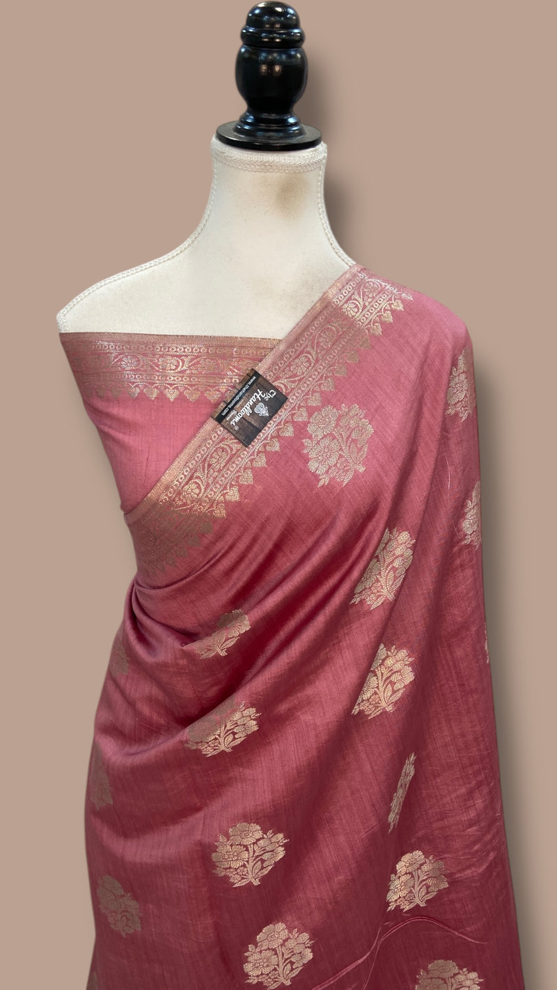 Pure Chiniya Silk Khaddi Handloom Banarasi Saree