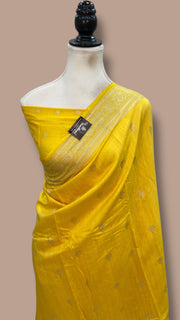 Moonga Georgette Handloom Banarasi Saree - The Handlooms