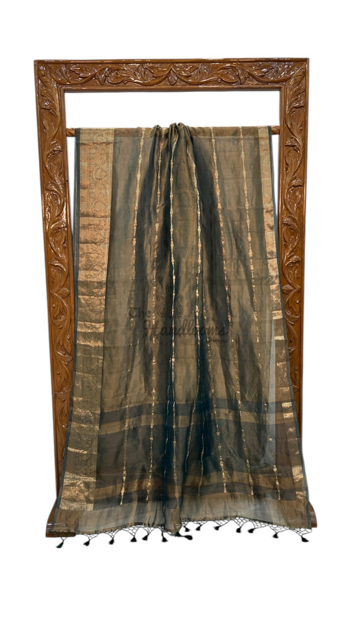 Pure Kora Tissue Handloom Banarasi Saree - The Handlooms