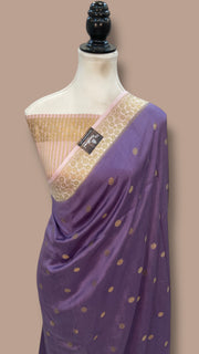 Moonga Georgette Handloom Banarasi Saree - The Handlooms