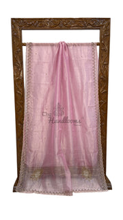 Pure Kora Tissue Handloom Banarasi Saree - Handwork - The Handlooms