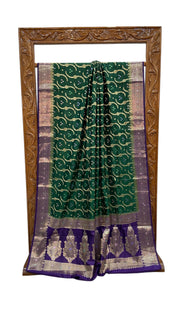 Pure Chiniya Silk Handloom Banarasi Saree - The Handlooms