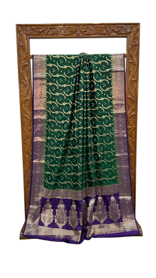 Pure Chiniya Silk Handloom Banarasi Saree - The Handlooms