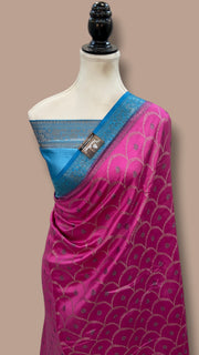 Pure Chiniya Silk Handloom Banarasi Saree - The Handlooms