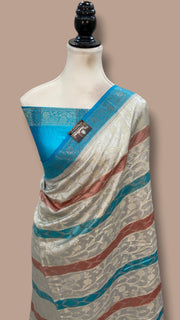 Pure Chiniya Silk Handloom Banarasi Saree - The Handlooms