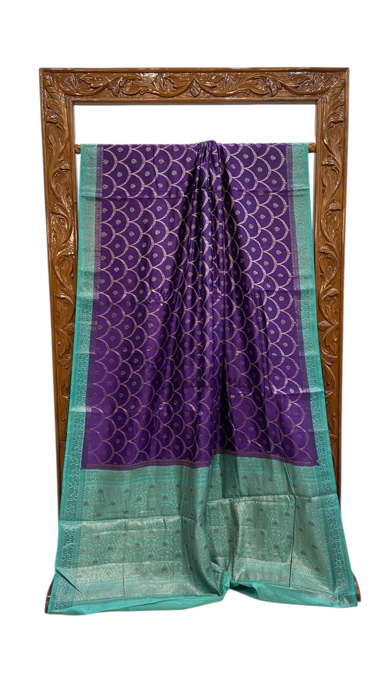 Pure Chiniya Silk Handloom Banarasi Saree - The Handlooms