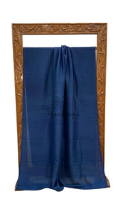 Tussar Georgette Handloom Banarasi Saree - The Handlooms