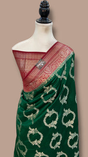Pure Chiniya Silk Handloom Banarasi Saree - The Handlooms