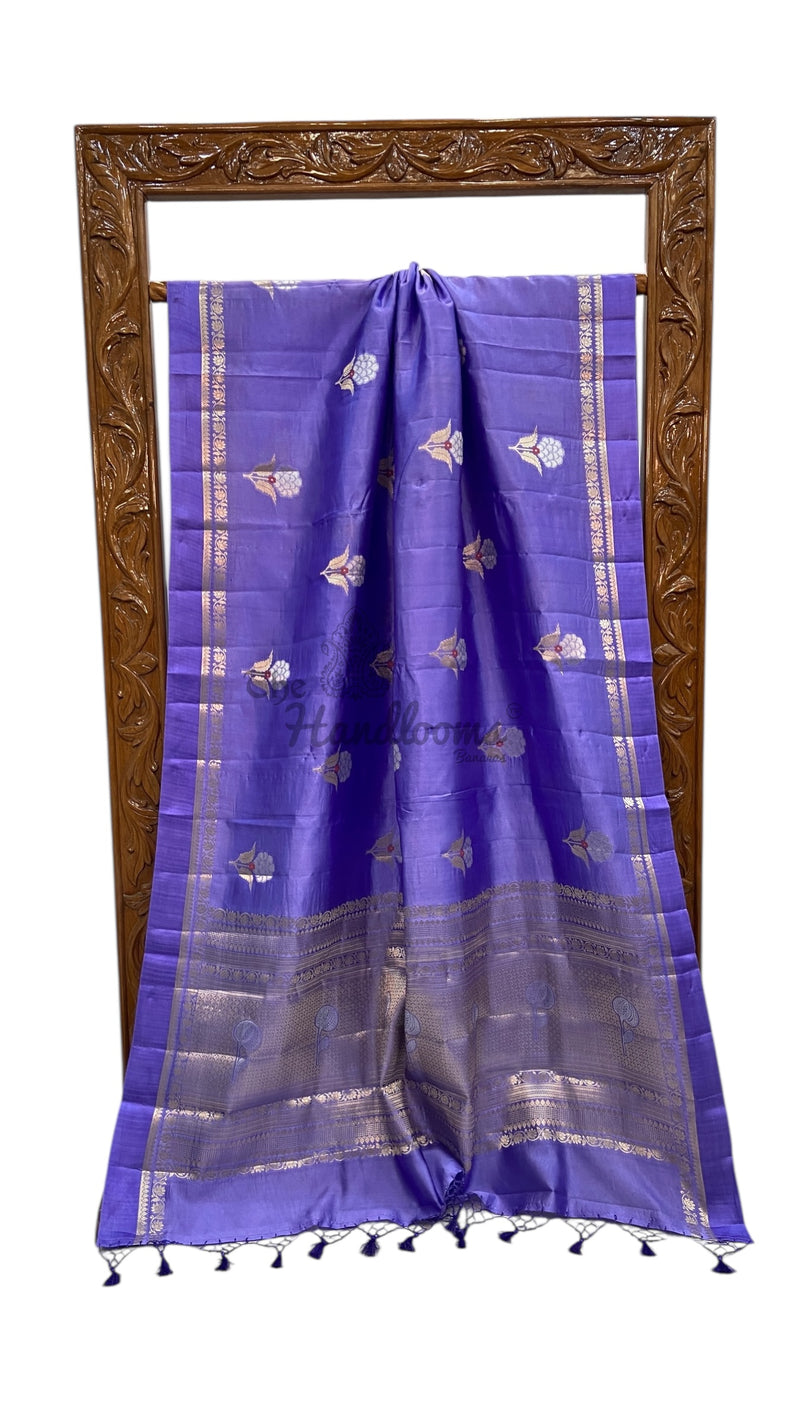Pure Mango Silk Banarasi Handloom Saree