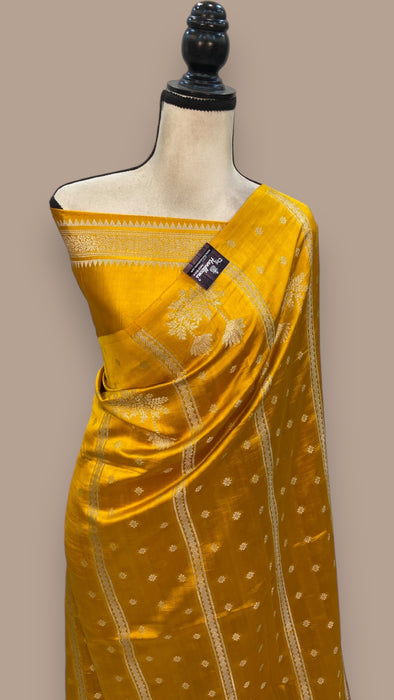 Pure Mango Silk Banarasi Handloom Saree