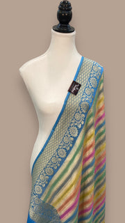 Khaddi Georgette Handloom Banarasi Dupatta - The Handlooms