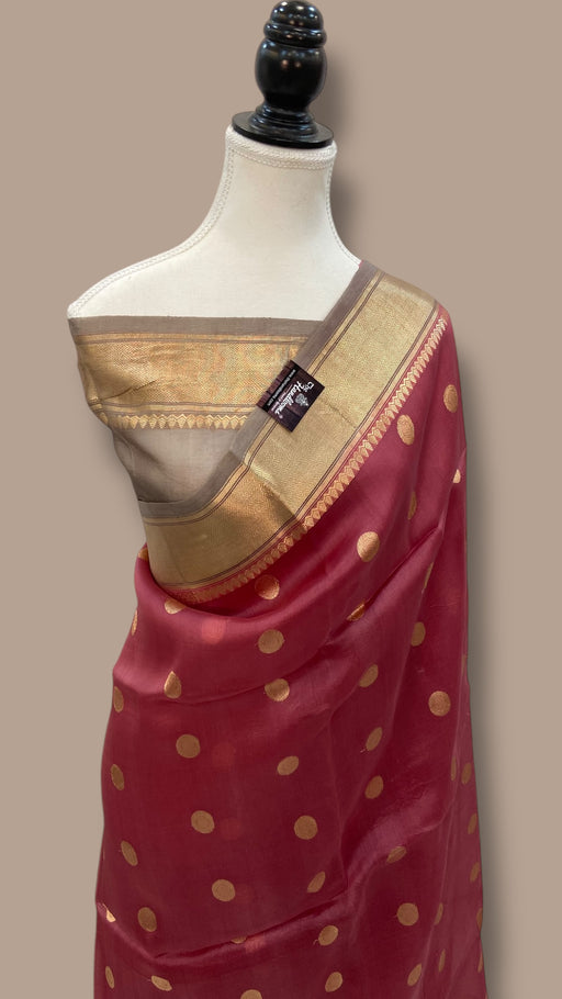 Pure Kora Handloom Banarasi Saree - The Handlooms