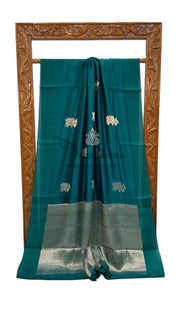Pure Mango Silk Banarasi Handloom Saree - The Handlooms