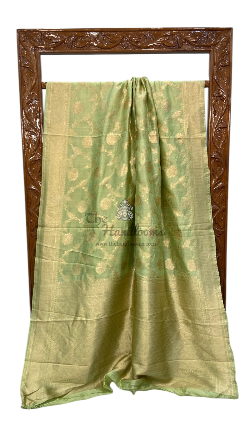 Pure Dupion Silk Banarasi Handloom Saree - The Handlooms
