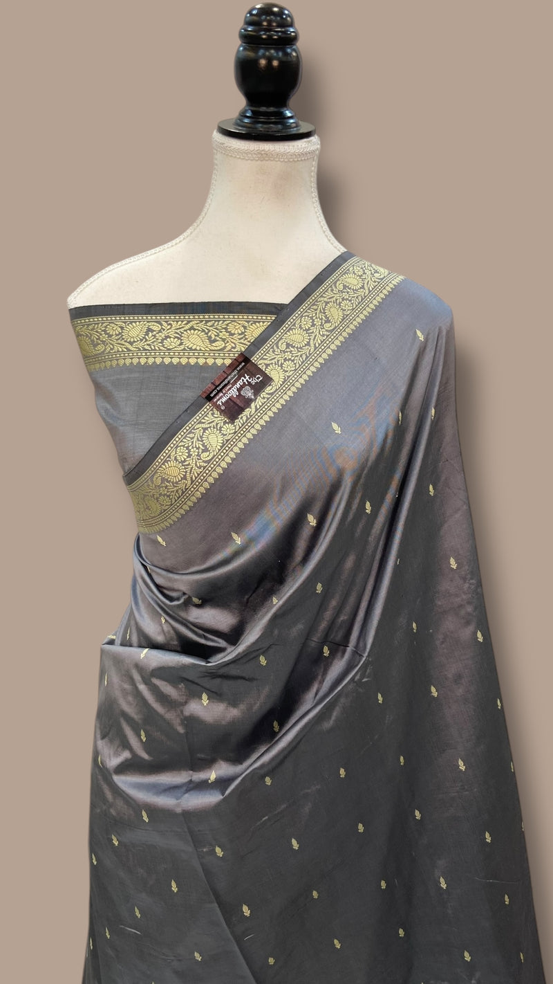 Pure Katan Silk Banarasi Handloom Saree - The Handlooms