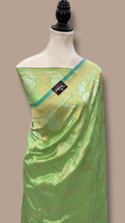 Ektara Pure Katan Silk Banarasi Handloom Saree - All over kadiyal Jaal work - The Handlooms