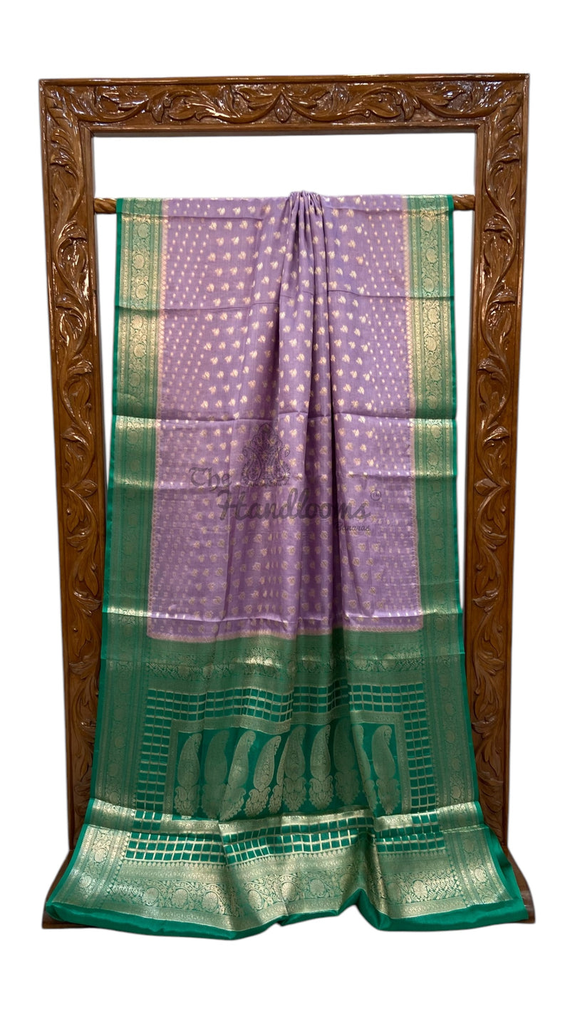Pure Tussar Silk Handloom Banarasi Saree - The Handlooms