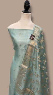 Pure Mango Silk Dress Material - The Handlooms