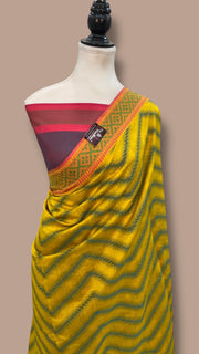 Pure Chiniya Silk Handloom Banarasi Saree - The Handlooms