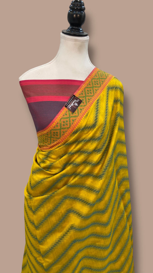 Pure Chiniya Silk Handloom Banarasi Saree - The Handlooms