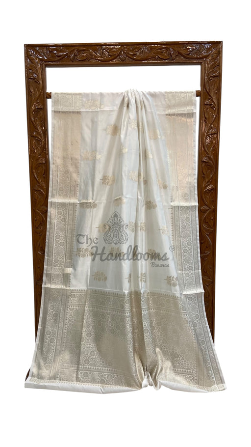 Pure Mango Silk Banarasi Handloom Saree - The Handlooms