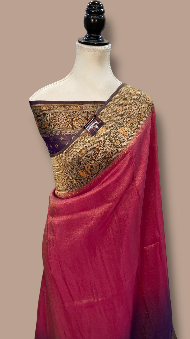 Tissue Silk Handloom Banarasi Saree - The Handlooms