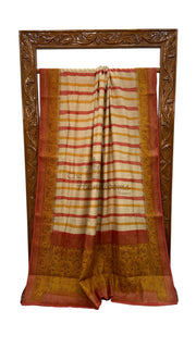Pure Moonga Silk Handloom Banarasi Saree - The Handlooms