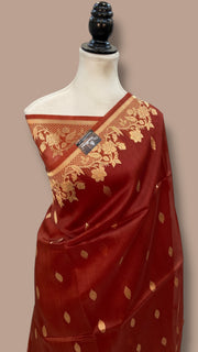 Pure Kora Handloom Banarasi Saree - The Handlooms