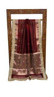 Pure Kora Tissue Handloom Banarasi Saree - Handwork - The Handlooms