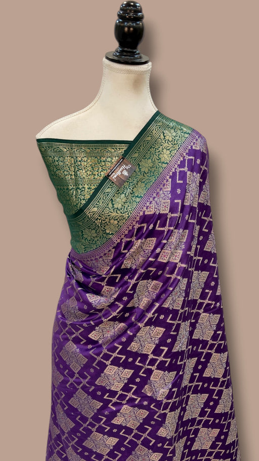 Pure Chiniya Silk Handloom Banarasi Saree - The Handlooms