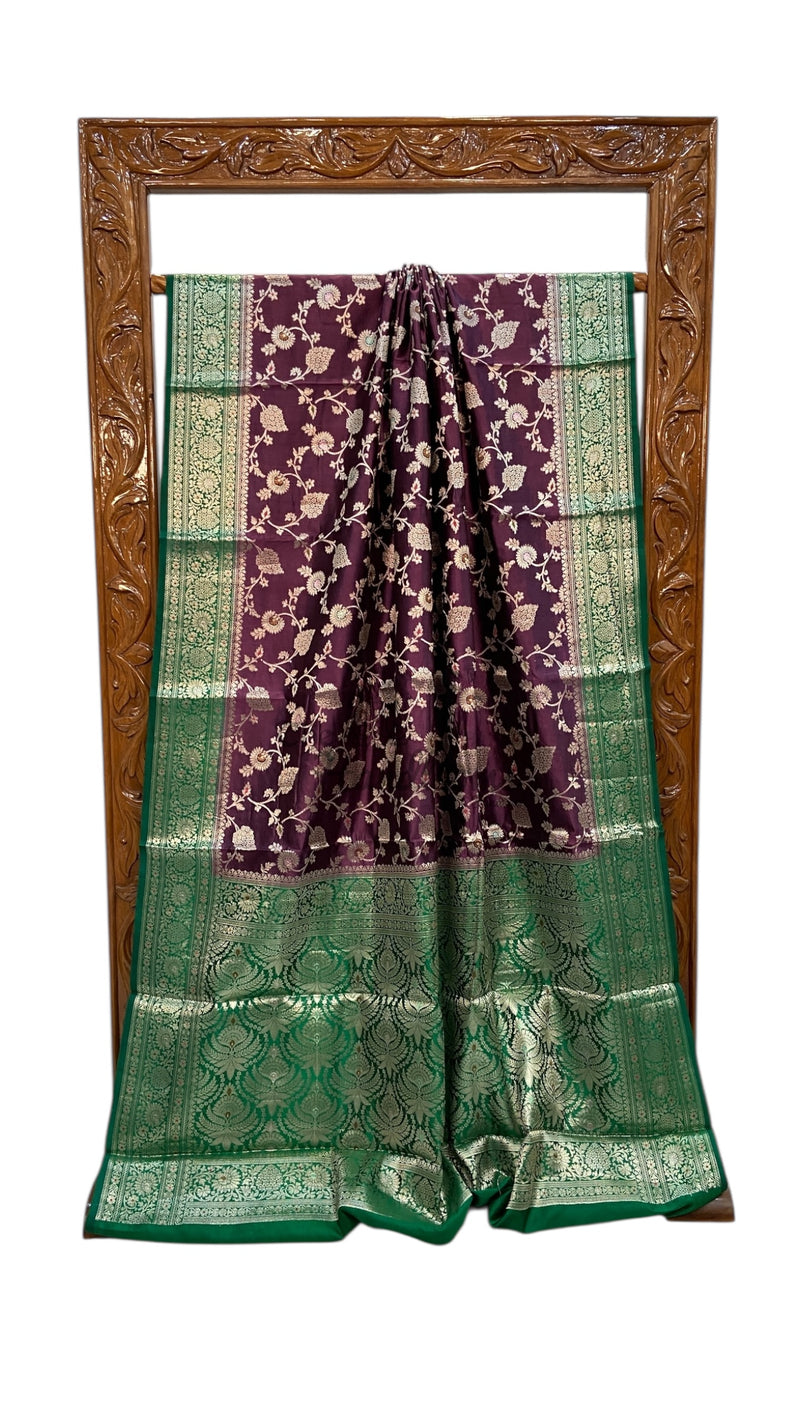 Pure Dupion Silk Banarasi Saree