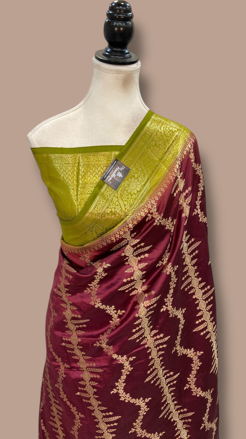 Pure Dupion Silk Banarasi Saree