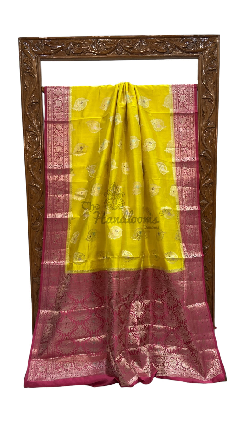 Pure Dupion Silk Banarasi Saree