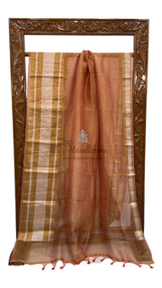 Pure Kora Tissue Handloom Banarasi Saree - The Handlooms